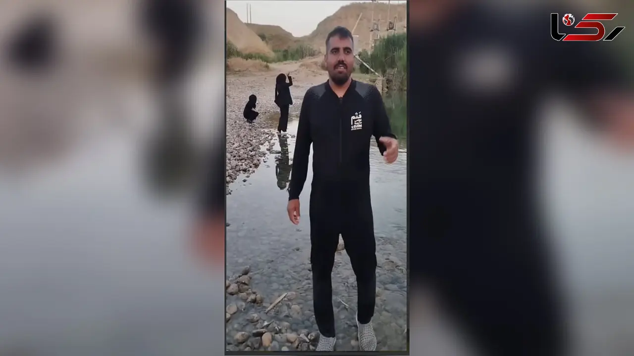 فیلم تلاش امدادگران برای یافتن جوان 41 ساله غرق‌شده در رودخانه سیمره