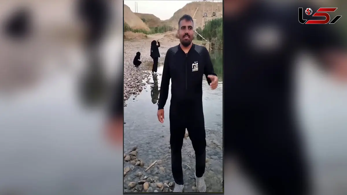 فیلم تلاش امدادگران برای یافتن جوان 41 ساله غرق‌شده در رودخانه سیمره
