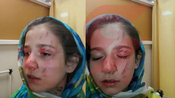 اقدام وحشیانه یک زن با فائزه 10 ساله در یک کوچه بن بست در اصفهان + عکس و فیلم دوربین مداربسته