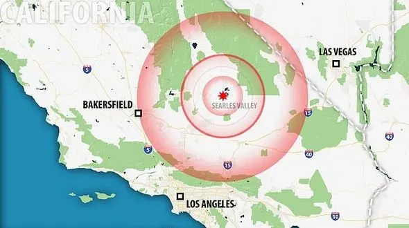 زلزله مرگبار در کالیفرنیا+فیلم و عکس