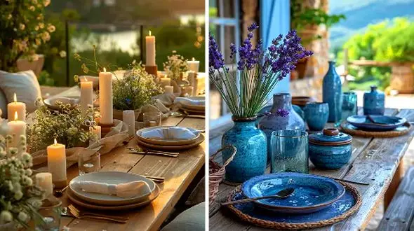 راهنمای تزئین میز فضای باز؛ 15 سبک جذاب و متفاوت تابستانی