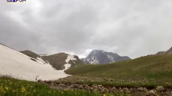 همسویی طبیعت در دامنه سبلان +فیلم
