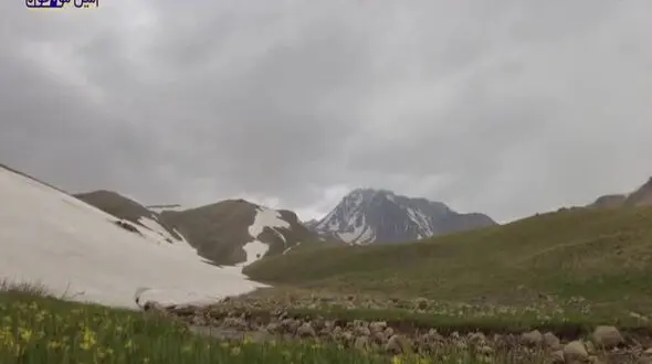 همسویی طبیعت در دامنه سبلان +فیلم