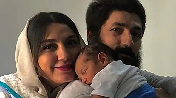  جدیدترین عکس «حدیث میرامینی» و فرزندش 