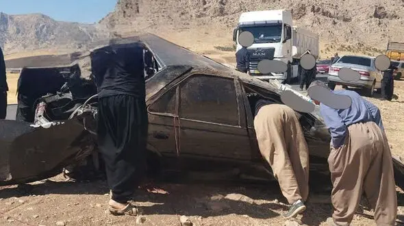 مرگ تلخ خواننده جوانرودی در واژگونی پژوپارس در محور روانسر–کامیاران + فلیم