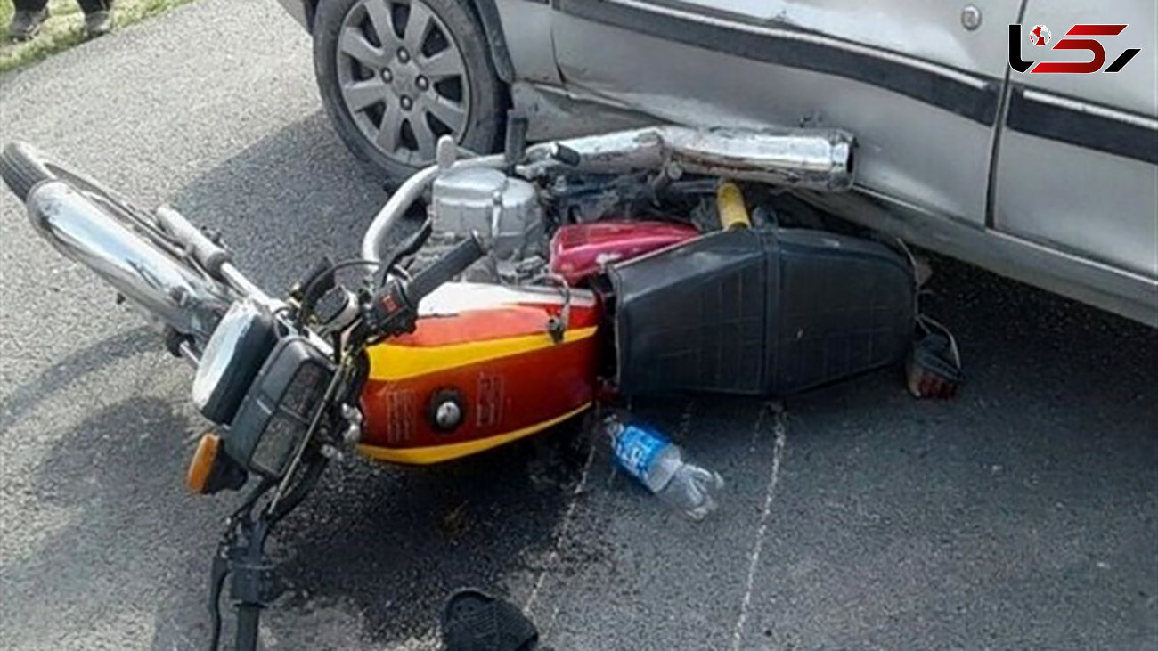 فیلم موتورسوار بدشانس که در یک دقیقه دو بار از مرگ گریخت