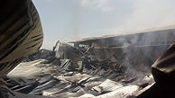 آتش سوزی در 2 واحد تولیدی در ایبک آباد