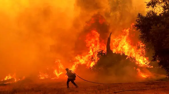 کالیفرنیا باز در آتش‌ می‌سوزد / تخلیه هزاران نفر بر اثر آتش‌سوزی + فیلم