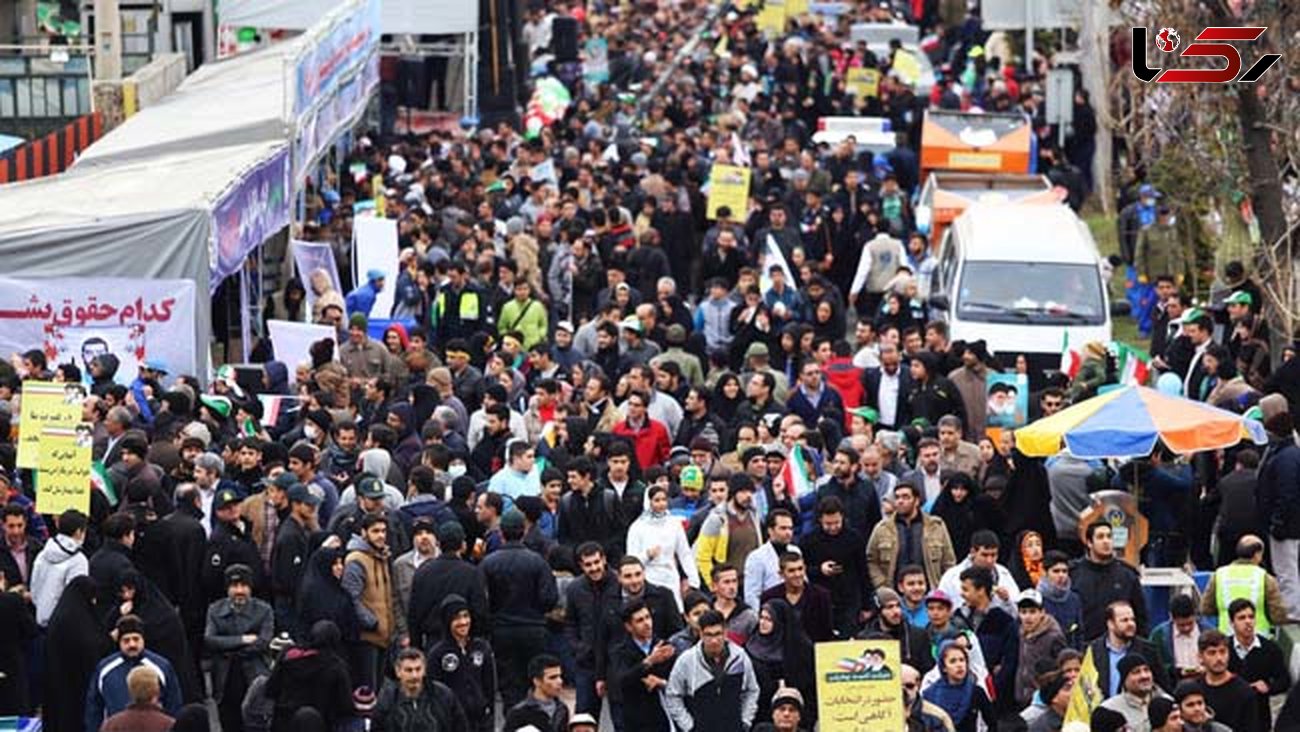 مسیرهای 10گانه راهپیمایی 22 بهمن در تهران
