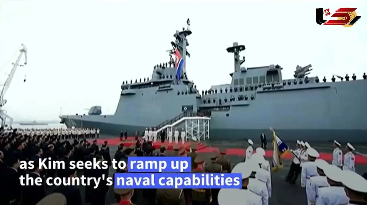 Kim Jong Un Unveils North Korea’s First 5,000-Ton + Video