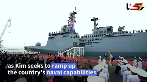 Kim Jong Un Unveils North Korea’s First 5,000-Ton + Video