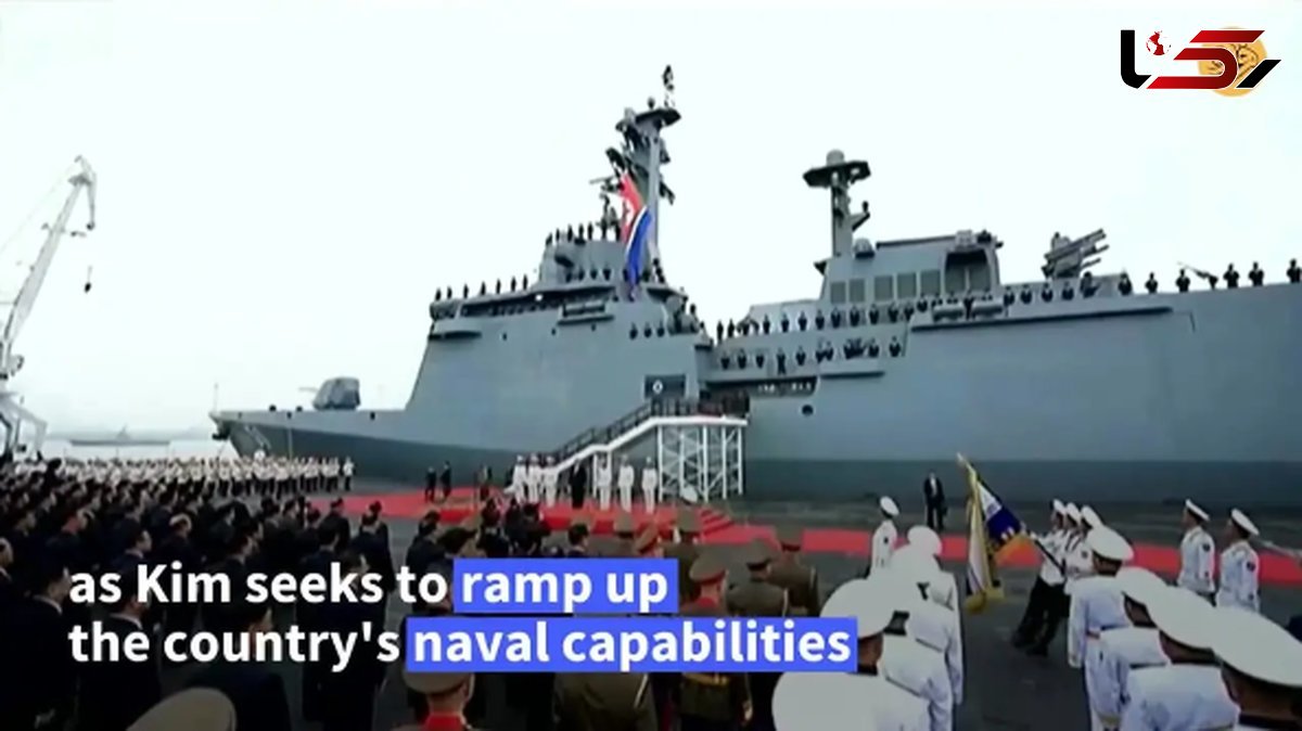 Kim Jong Un Unveils North Korea’s First 5,000-Ton + Video