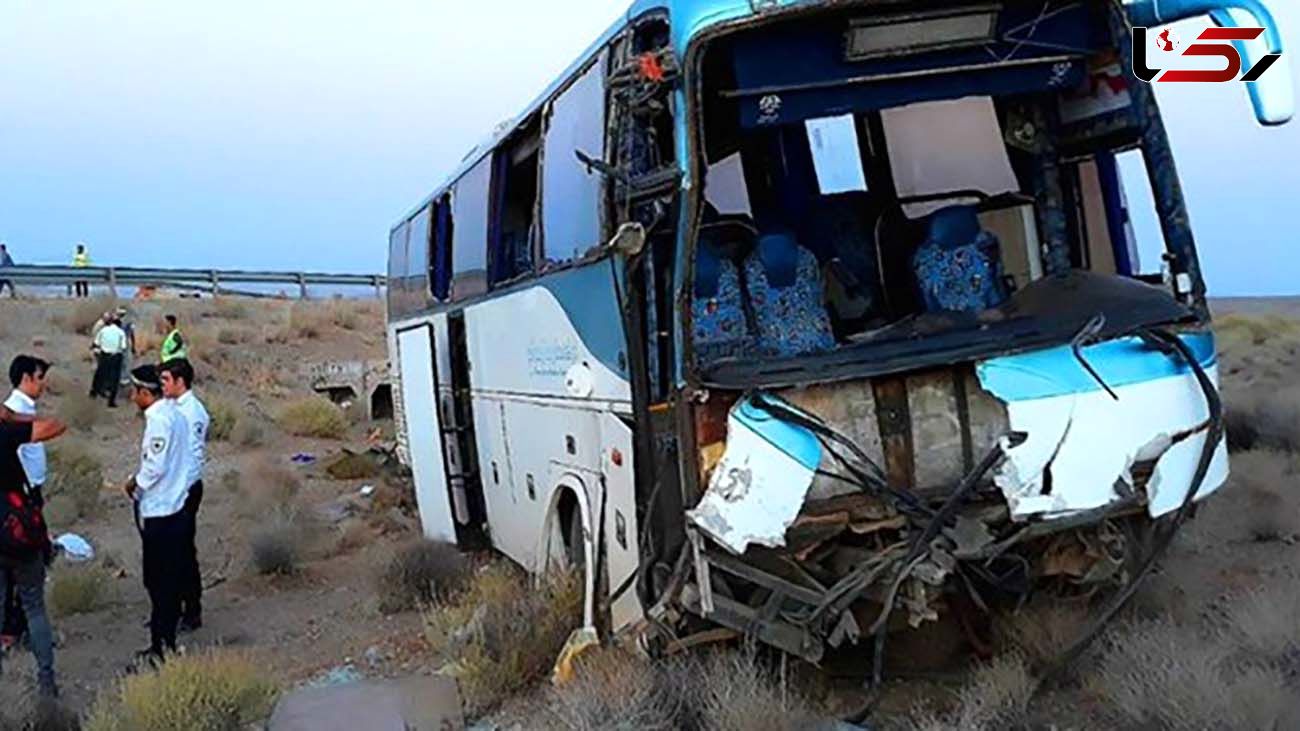 انحراف اتوبوس موجب مصدومیت 5 زائر اربعین شد