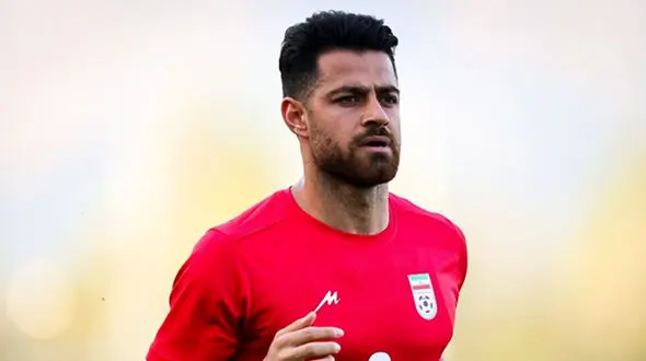 مصدومیت نگران کننده پورعلی گنجی/ مدافع تیم ملی مصدوم شد + فیلم