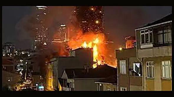 انفجار هولناک گاز در استانبول / وحشت برای مردم ترکیه