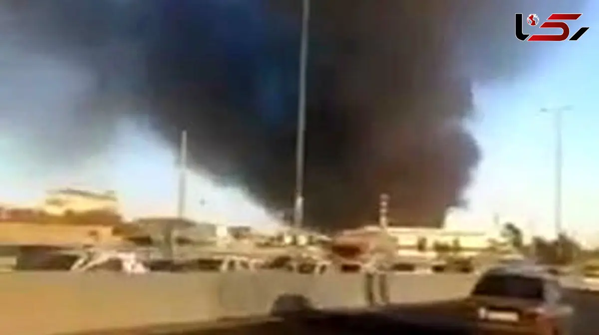 آتش‌سوزی گسترده در کارخانه تولید کفش در جاده خاوران+ فیلم 
