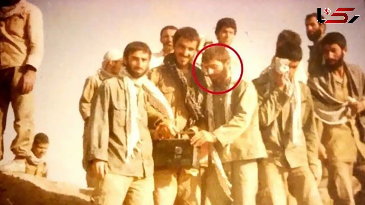 تصویر منتشر نشده از شهید فخری‌زاده در دوران دفاع مقدس