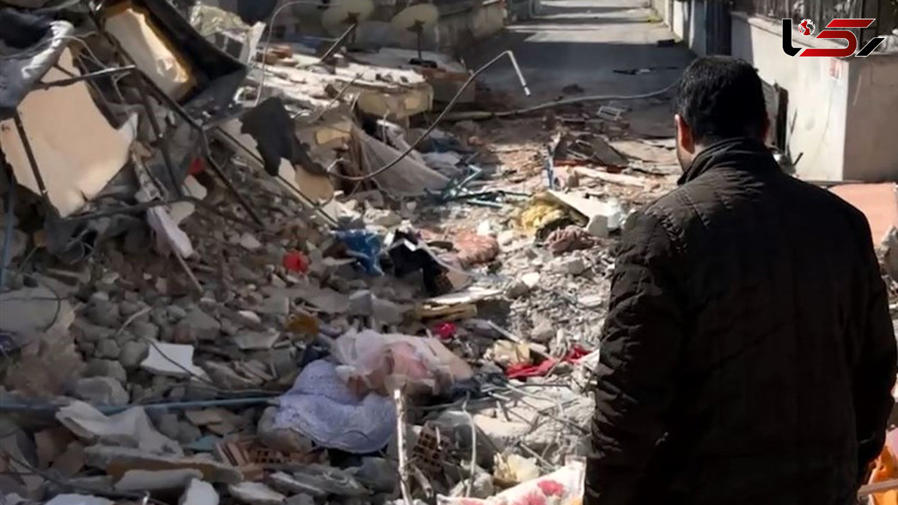 صحنه‌های تکان دهنده از لحظه زلزله ترکیه + فیلم فرو ریختن ساختمان ها