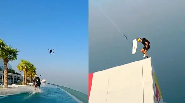 سقوط آزادی که هیچ کس تصورش را نمیکرد / فیلم حیرت انگیز 