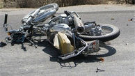 واژگونی مرگبار مرد موتورسوار در قزوین