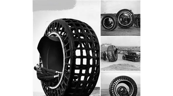 ماشینی برقی عجیب متعلق به سال 1930+ تصویر