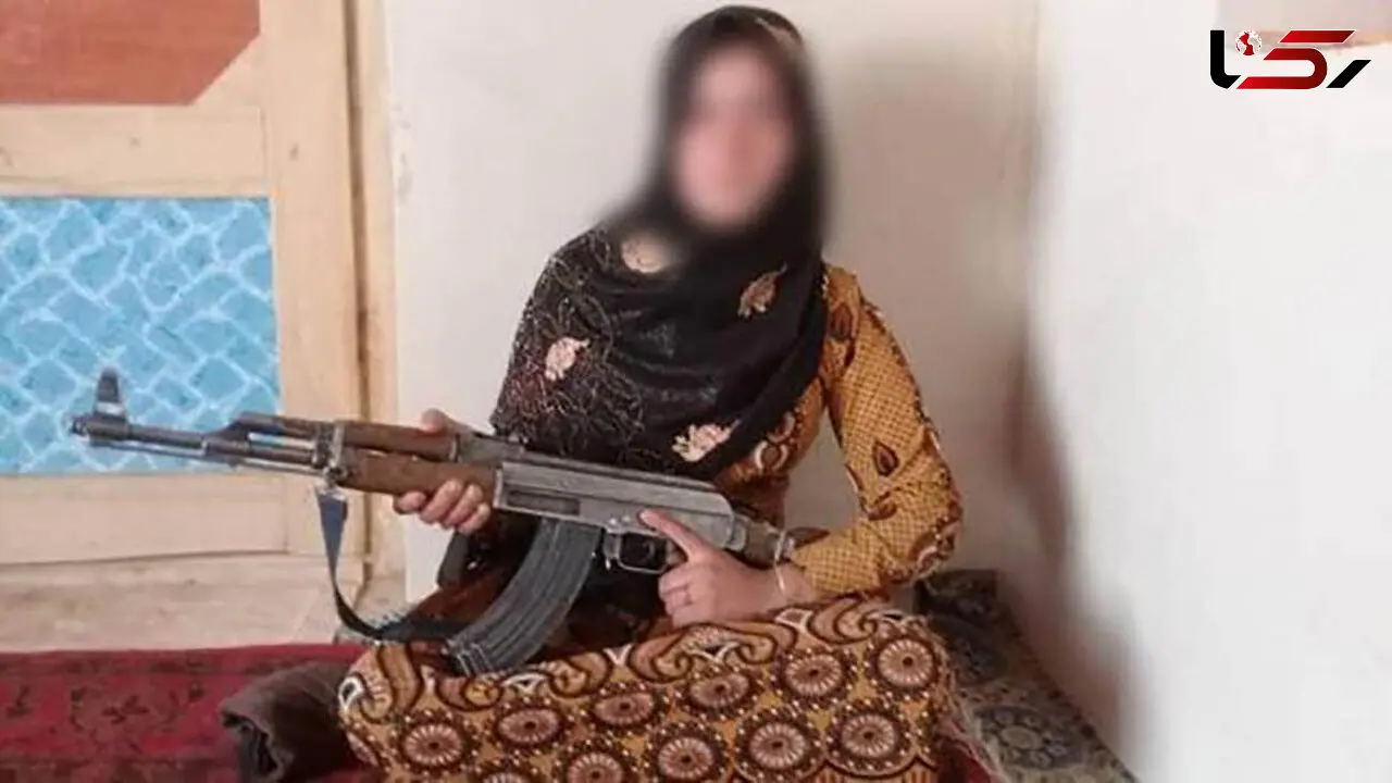 عکس این دختر با کلاشنیکوف خاورمیانه را شوکه کرد + عکس