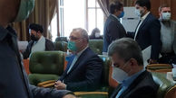 ورود علیرضا زاکانی، کاندید تصدی شهرداری تهران به صحن شورای شهر