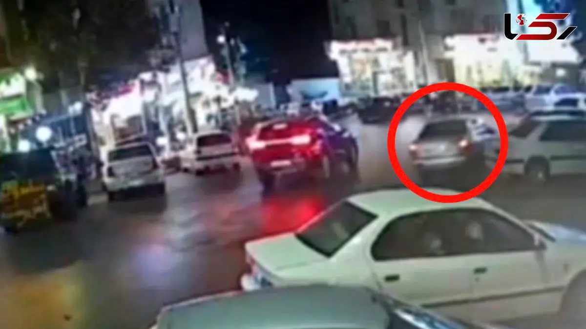 تصادف شبانه در طرقبه مشهد / خودروی افسارگسیختهخیابان را بهم ریخت + ویدیو