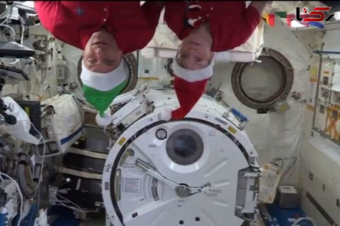 جشن کریسمس در فضا/برای پنجاهمین سال+عکس