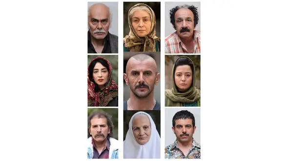 فیلمی پر بازیگر با گریم های دهه شصتی 