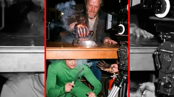 فیلم / پشت صحنه دیدنی فیلم تنها در خانه