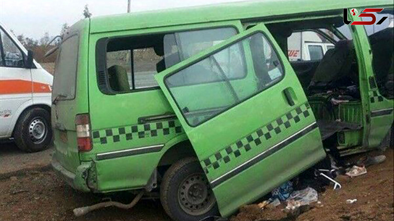 حادثه وحشتناک برای زائران ایرانی در جاده کربلا / 11 تن مسافر ون بودند 