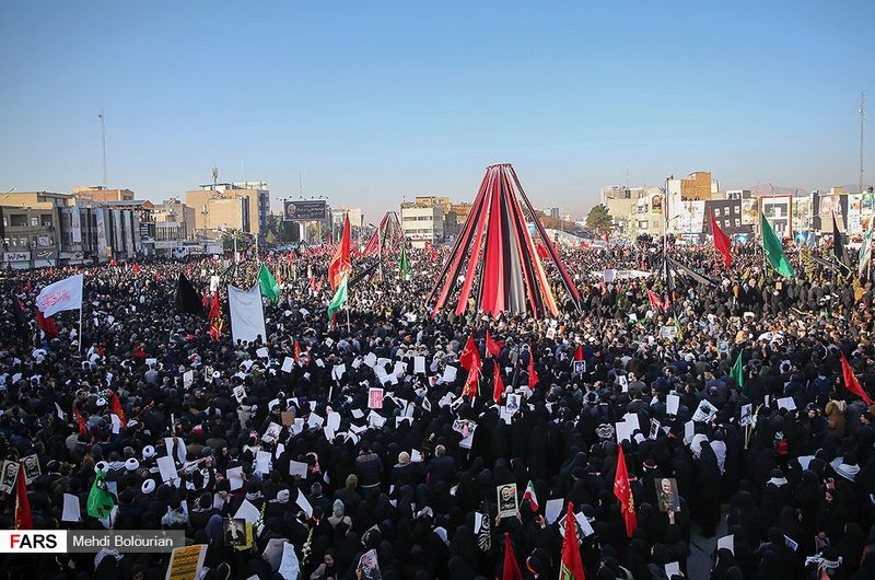 آئین تشییع و خاکسپاری سردار«حاج قاسم سلیمانی»