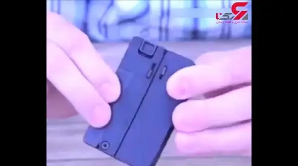 اسلحه قدرتمندی که به راحتی داخل یک کیف پول جای می‌گیرد! + فیلم