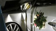 فیلم تلخ از لحظه چپ کردن ماشین یک عروس و داماد در زاهدان  / ببینید