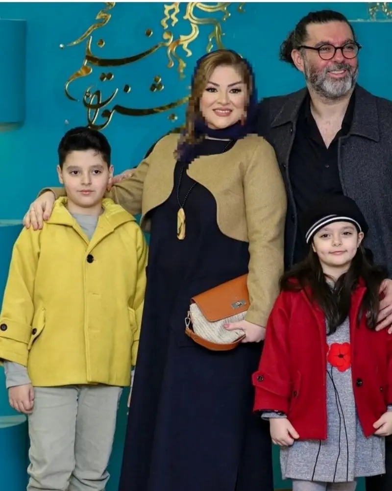 مصطفی کیایی و همسرش