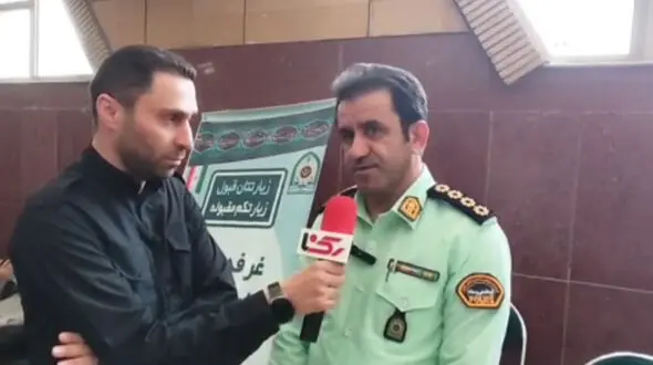 خدمات پلیس آبادان به زائران اربعین حسینی در مرز شلمچه