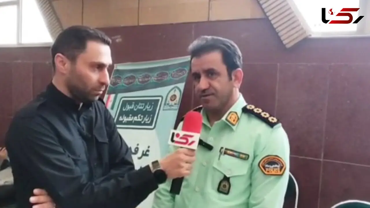 خدمات پلیس آبادان به زائران اربعین حسینی در مرز شلمچه