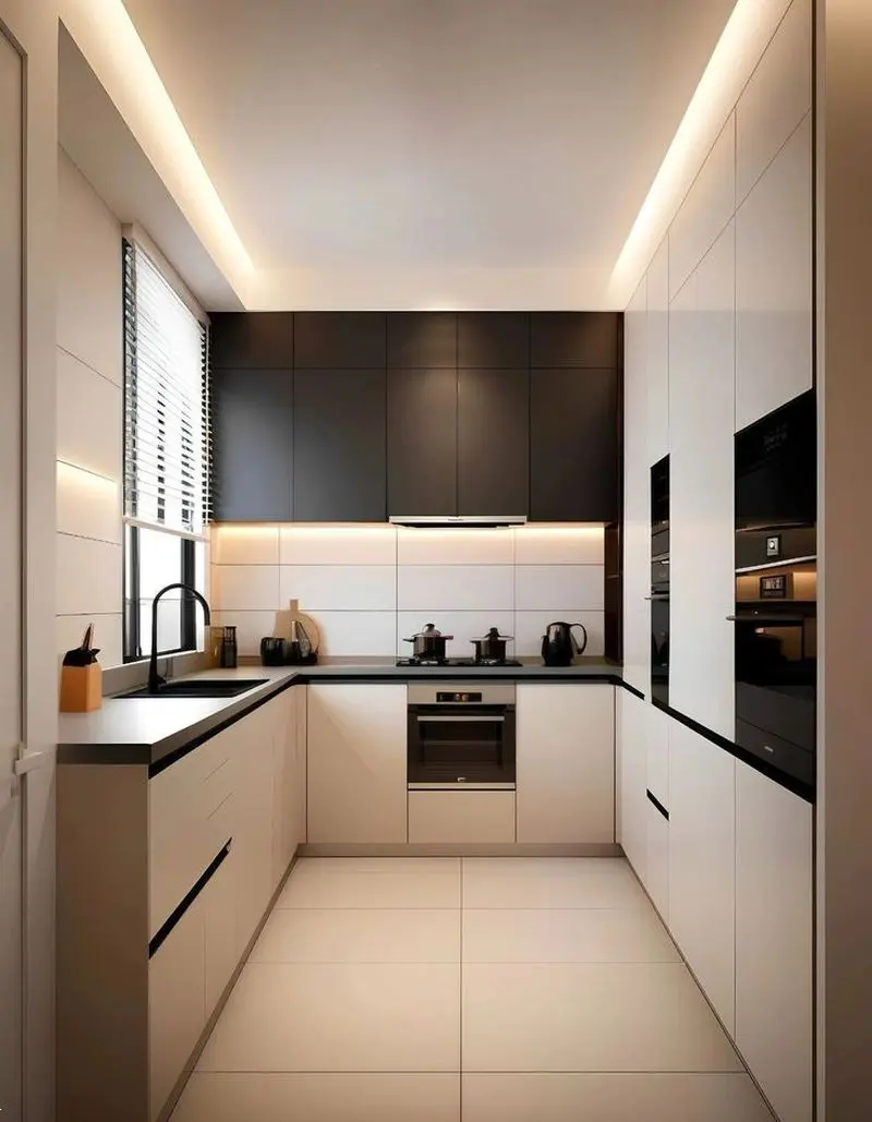 کابینت سفید مشکی | جدیدترین و شیک ترین مدل کابینت سفید مشکی ۲۰۲۶ از کلاسیک تا مدرن که عروس های باسلیقه طرفدارشن!