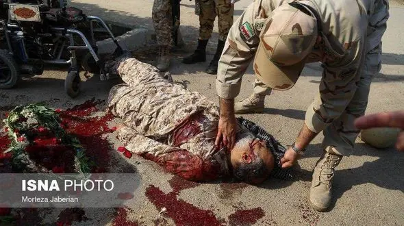 عکس های 6 پیکر خونین شهدای حادثه تروریستی اهواز در صحنه! + جزییات