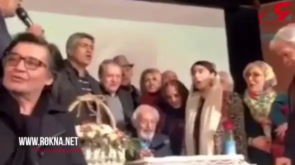 جمشید مشایخی 84 ساله شد+فیلم