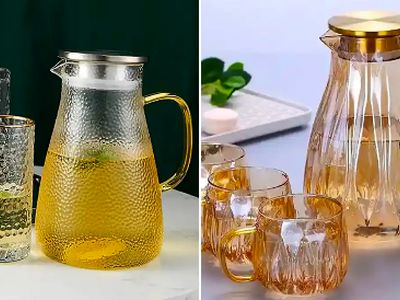 مدل‌ های لوکس پارچ و لیوان شیشه‌ ای؛ 15 انتخاب جدید برای خانه‌ های مدرن