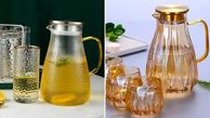 مدل‌ های لوکس پارچ و لیوان شیشه‌ ای؛ 15 انتخاب جدید برای خانه‌ های مدرن