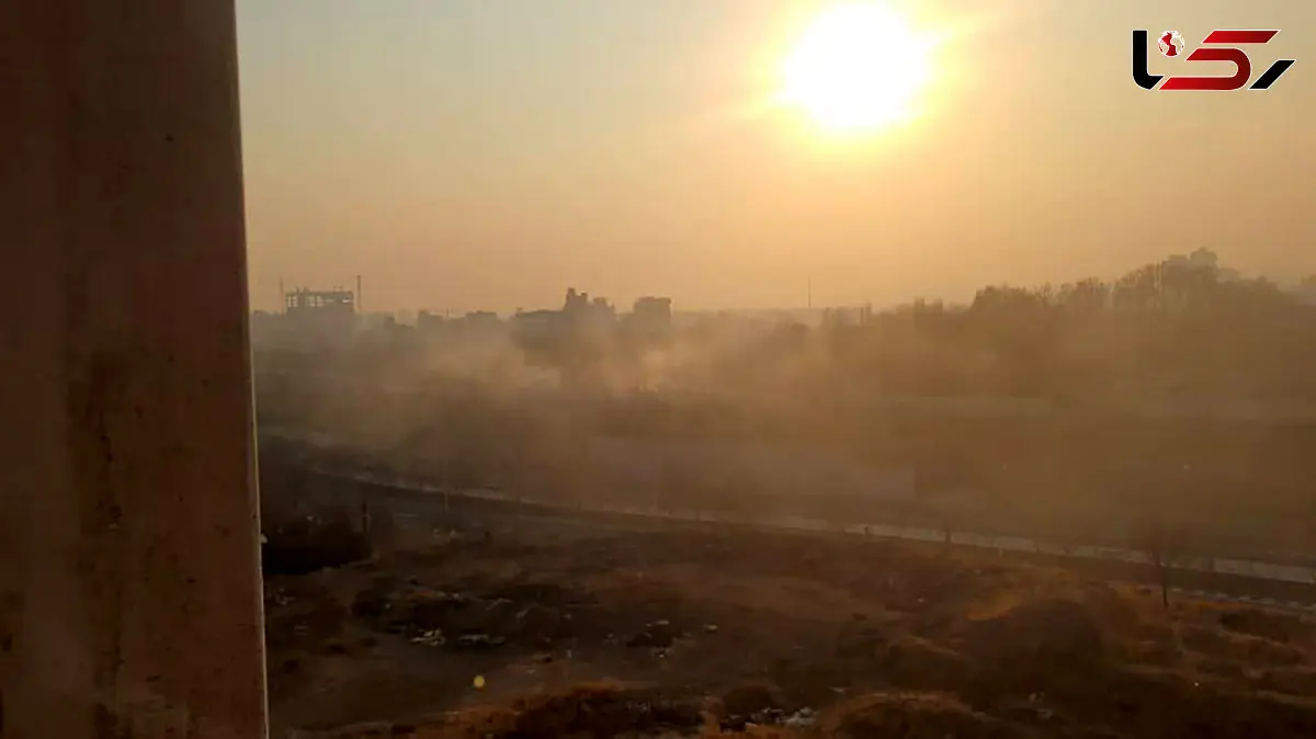 آلودگی وحشتناک هوای تهران در محدوده باغ اقدسیه ! / شهروندان: 137 پاسخگو نیست