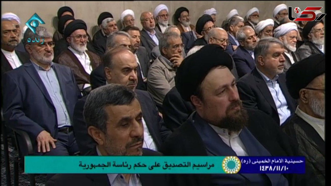 احمدی نژاد در مراسم تحلیف کجا بود؟