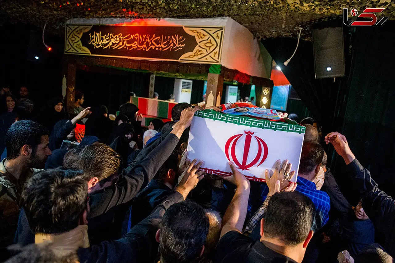 تصاویر غمگین از وداع تلخ با شهدای حمله تروریستی تهران