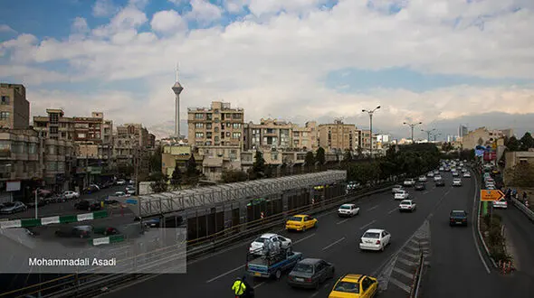 شاخص کیفیت هوا در تهران: وضعیت قابل قبول
