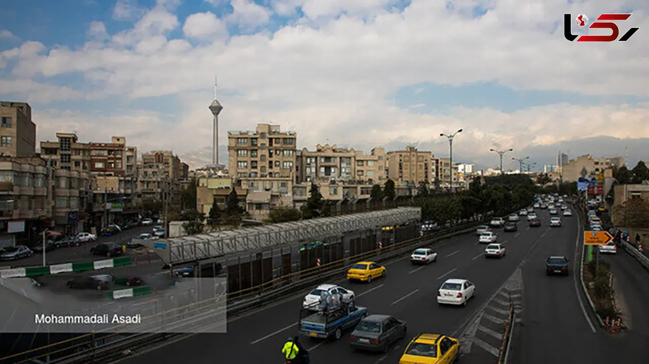 شاخص کیفیت هوا در تهران: وضعیت قابل قبول