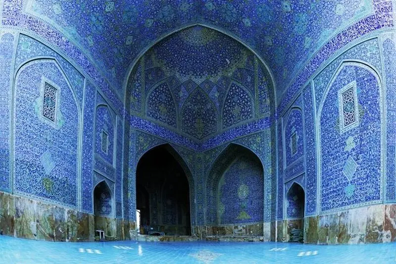 معماری با لاجورد