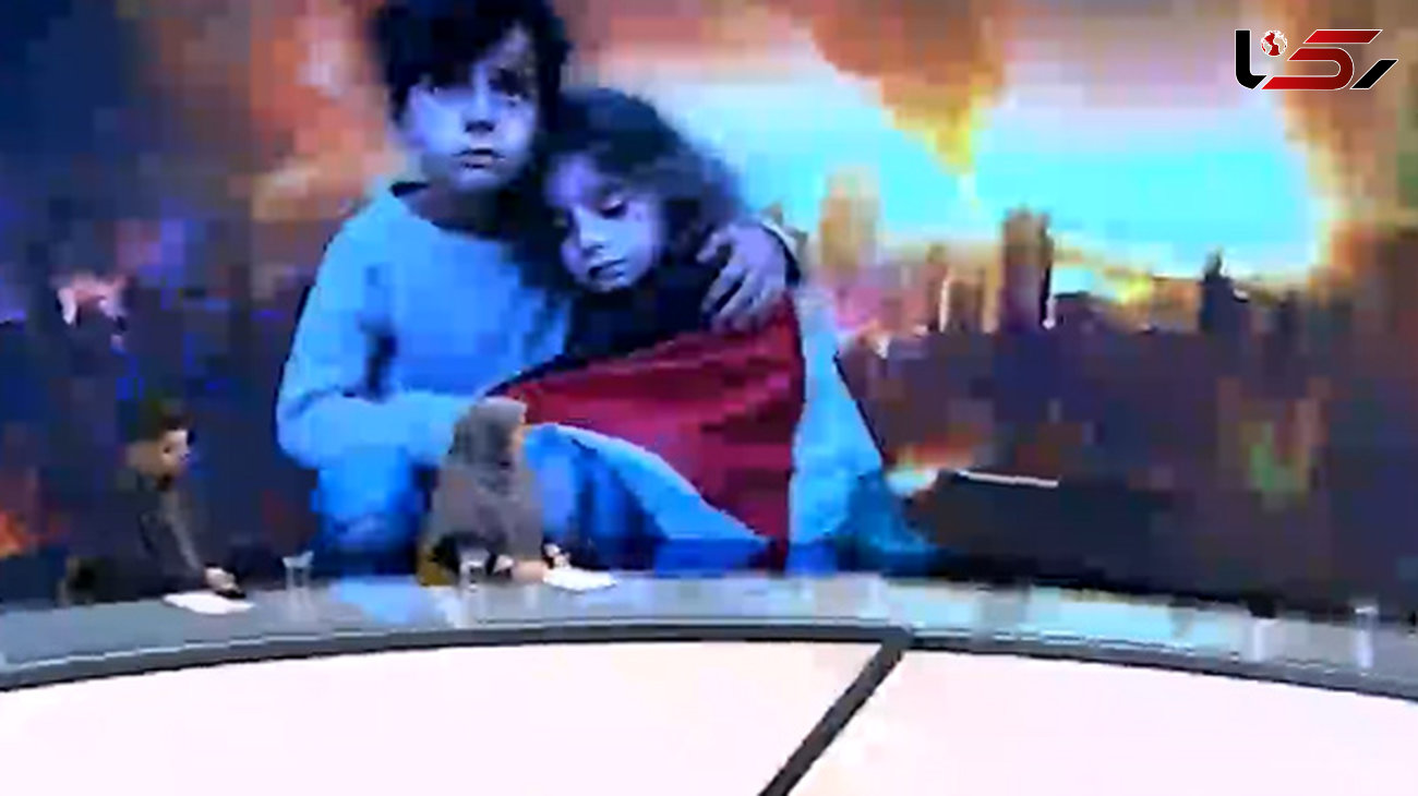بغض مجری تلویزیون در پخش زنده / جنگ غزه 